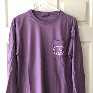 Ivory Ella Dark Plum long sleeve t-shirt